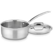 Buy Cuisinart 1.5 Quart Multiclad Pro Triple Ply Saucepan with Cover - MCP19-16N for Perfect Cooking!