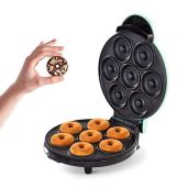Make Delicious Mini Donuts with DASH Donut Maker - Kid-Friendly, Non-Stick, 7 Doughnuts at Once - Perfect for Breakfast & Snacks!