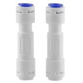 DGZZI 2PCS 1/4 Inch 800CC Flow Restrictor with Quick Connect for RO Systems - Enhance Water Purity