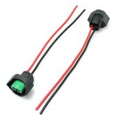 DGZZI H11 Conversion Connector 2PCS - H11 H8 Female Adapters for Headlight & Fog Light Wiring Harness