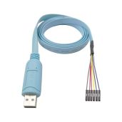DSD TECH SH-U09BL USB to TTL Serial Cable with CP2102N Chip - 1.2M/4FT for Reliable Data Transfer