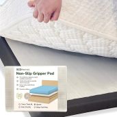 Non-Slip Mattress Gripper Pad for Queen Beds - Prevent Sliding & Keep Mattress Topper in Place