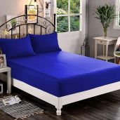 Elegant Comfort 1500 Premium Fitted Sheet - Soft Microfiber, Deep Pocket, Wrinkle Resistant, Twin/Twin XL, Royal Blue