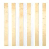 Elegant Gold Foil Stripes Luncheon Napkins - 16-Pack for Parties & Special Occasions - Durable & Soft Touch