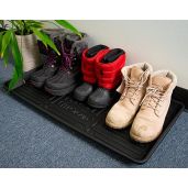 FH Group Climaproof Multi-Purpose Pet Feeding & Boot Tray - All Weather Protection for Dogs, Ideal for Entryway & Garage
