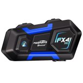 FODSPORTS FX4 Pro Bluetooth Intercom: 4-Rider Helmet Communication System with FM & Dual Mics
