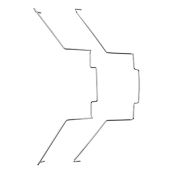 DGZZI 2PCS CPU Radiator Fan Hook - Elastic Steel Bracket for 12cm Fans | Secure & Durable