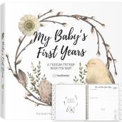 First 5 Years Baby Memory Book: Keepsake Journal for Boys & Girls - 90 Pages of Milestones & Memories