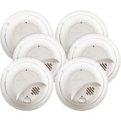 First Alert BRK 9120BFF-6 Hardwired Smoke Detectors with Battery Backup - 6-Pack for Ultimate Safety