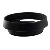 Fotasy 52mm Metal Curved Lens Hood - Vented Screw-in for Fuji, Leica, Panasonic, Olympus, Sony Cameras