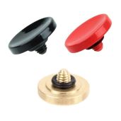 Foto&Tech Soft Shutter Release Button for Fuji, Leica, Nikon - 3 Pack (RD+BK+GD) - Enhance Your Photography!