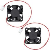 GDSTIME 30mm x 30mm x 10mm 12V DC Brushless Cooling Fan 2-Pack - Compact & Efficient Cooling Solution