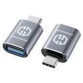 GRAUGEAR USB C to USB Adapter Pack of 2 - 10Gbps Fast Data Transfer for PC, MacBook, iPhone & More