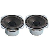 "HZPOWEN 10W Mini 3" HiFi Full Range Speaker - 8 Ohm, 90dB Sensitivity for DIY Boom Box & Home Stereo"