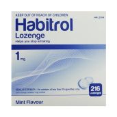 Buy Habitrol Nicotine Lozenge Mint Flavor - 216 Lozenges (1mg) for Effective Smoking Cessation