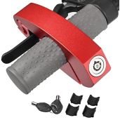 Heavy Duty Motorcycle Lock - Adjustable Anti-Theft Grip Lock for All Motorcycles, ATVs & Mopeds - Secure Your Ride Today!