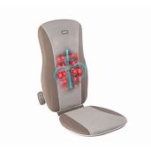 Relax with Homedics Shiatsu Massage Cushion: Heat & Deep Kneading for Back Relief at Home or Office