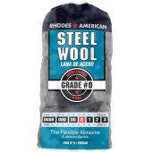 Homax Rhodes American 0 Grade Fine Steel Wool Pad 12 Pack - Ideal for Polishing & Cleaning