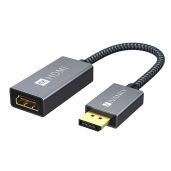 iVANKY 4K DisplayPort to HDMI Adapter - 60Hz Unidirectional, Compatible with HP, ThinkPad, AMD & NVIDIA