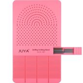 JUYA Quilling Knitting Board with Storage - 2-in-1 Functionality in Pink for Easy Crafting