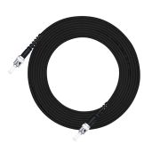 Jeirdus 20M ST to ST Outdoor Armored Simplex 9/125 SM Fiber Optic Cable Jumper Optical Patch Cord Singlemode 20Meters 65ft ST-ST