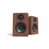 Buy Kanto YU2 Walnut Powered Desktop Speakers | 50W RMS, USB DAC, AUX Input, Sub Out | High-Quality Sound