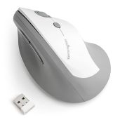 Buy Kensington Pro Fit Ergo Vertical Wireless Mouse - Gray & White for Comfort & Precision