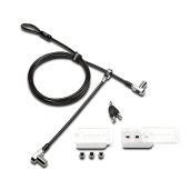 Kensington Universal 3-in-1 Keyed Cable Lock for Laptops & Devices - Secure Twin Lockheads (K63380WW)