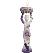 Shop Kheops International Moon Goddess T-Light Holder | Wiccan Candle Holder Figurine