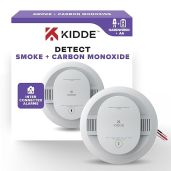 Top Kidde Hardwired Smoke & CO Detector with Battery Backup & LED Alerts - UL Certified Safety