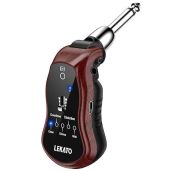 LEKATO Guitar Headphone Amplifier: Rechargeable Mini Amp with 5 Effects for Electric Guitar & Bass Practice