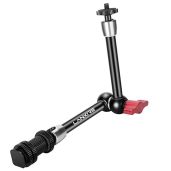 "Lanxire 11" Adjustable Magic Arm for Cameras & LED Lights - 4.4lb Load, Cold Shoe Mount & 1/4" Screw Adapter"