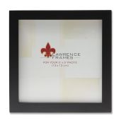 Lawrence Frames Black Wood Picture Frame 5x5 - Stylish Gallery Collection for Home Decor