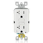 Leviton AFCI Outlet 20 Amp - Self-Test, Tamper-Resistant with LED Indicator for Fire Protection (AFTR2-W, White)