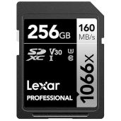 Lexar 256GB Professional 1066x SDXC Card: Fast UHS-I, C10, U3 for DSLR & 4K Video - Up to 160MB/s Read Speed