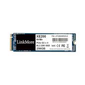 LinkMore XE200 256GB PCIe Gen3 NVMe M.2 SSD - 2300MB/s Speed for Laptops & PCs