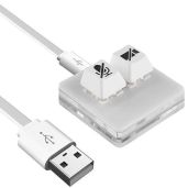 Linkidea USB Zoom Meeting Controller: Mute/Unmute & Video Control for macOS - Plug & Play for Online Classes