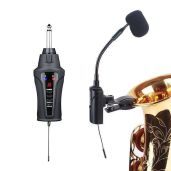 Buy MAMKOES ST-5 Wireless Sax Microphone System for Saxophone, Trumpet & Trombone - UHF Receiver & Transmitter