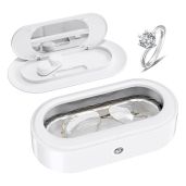 Portable MANKIW Ultrasonic Jewelry Cleaner - Professional Stainless Steel Machine for Jewelry, Eyeglasses & Watches