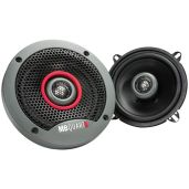 "MB Quart FKB113 5.25" Formula Series 2-Way Coaxial Speakers - High-Quality Sound in Gray"
