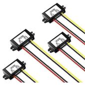Magnolian 4 Pack DC/DC Converter 12V to 9V 2A - Waterproof Power Supply Module for High Efficiency