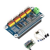 MakerFocus 16-Channel PWM Servo Motor Driver IIC Module for Raspberry Pi & Jetson Nano - 12 Bit Resolution