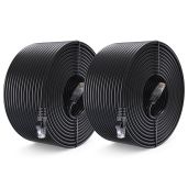 Maximm Cat 6 Ethernet Cable 150 ft (2-Pack) - High-Speed 10Gbps LAN & Internet Cable - UTP, 550MHz, Black