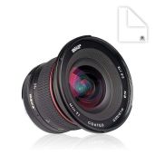 Meike 12mm F2.8 Ultra Wide Angle Lens for Sony E Mount APS-C Cameras - Perfect for A6000, A6400, A6600 & More