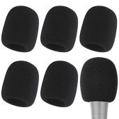 6 PCS Foam Microphone Covers - Universal Windscreen for Standard Handheld Mics