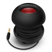 Mini Bass Speaker: Mohoss Portable 3.5mm Aux Rechargeable Speaker for iPhone, Android, Laptop & More