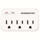 Monster 1200J Surge Protector Wall Tap with 3 Outlets - Ultimate Power Protection