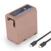 NEEWER NP-F970 Replacement Battery 7800mAh - Fast USB-C Charging for Sony Cameras & LED Lights