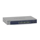 NETGEAR 10-Port 10G Multi-Gig Ethernet Switch (MS510TXM) - Managed, 8 Multi-Gig Ports, Cloud Management, Rackmount Ready