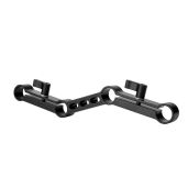 Adjustable NICEYRIG Z-Shape 15mm Rail Rod Clamp for DSLR Shoulder Rig - Perfect for Filmmakers